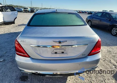 2019 Genesis G90 Ultimate z USA, uszkodzony, nr VIN KMTF54JH1KU054122